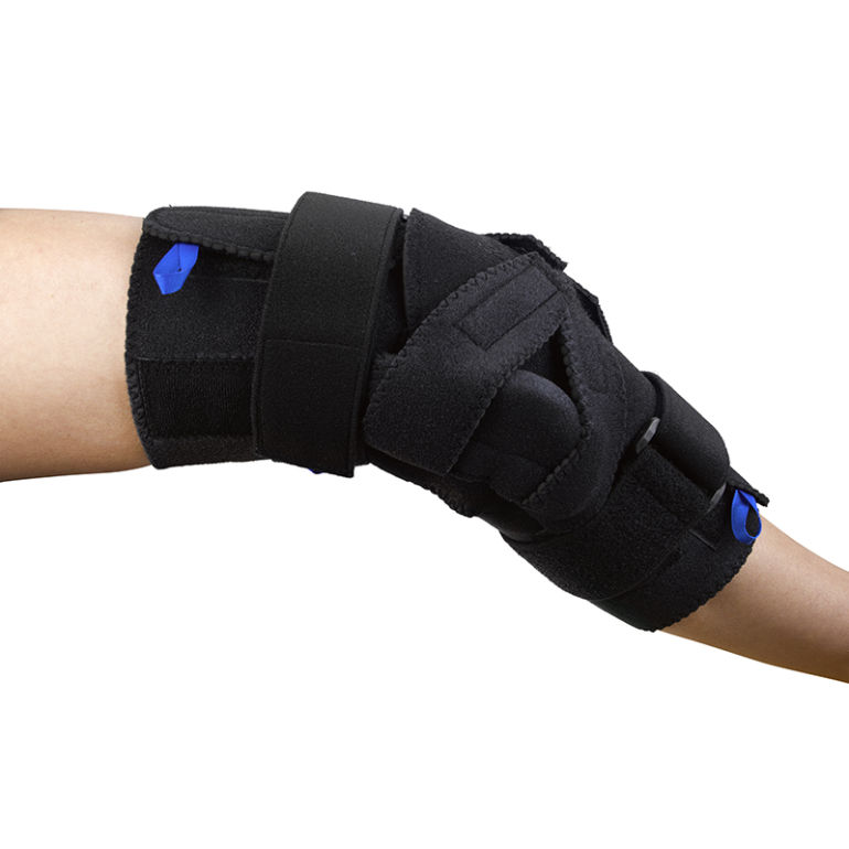 stabilizer with control pad on leg side view